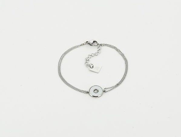 Zag Bijoux Bracelet Acier et Nacre