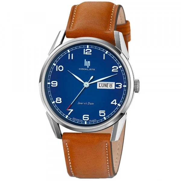 Montre Lip Himalaya en Cuir Marron