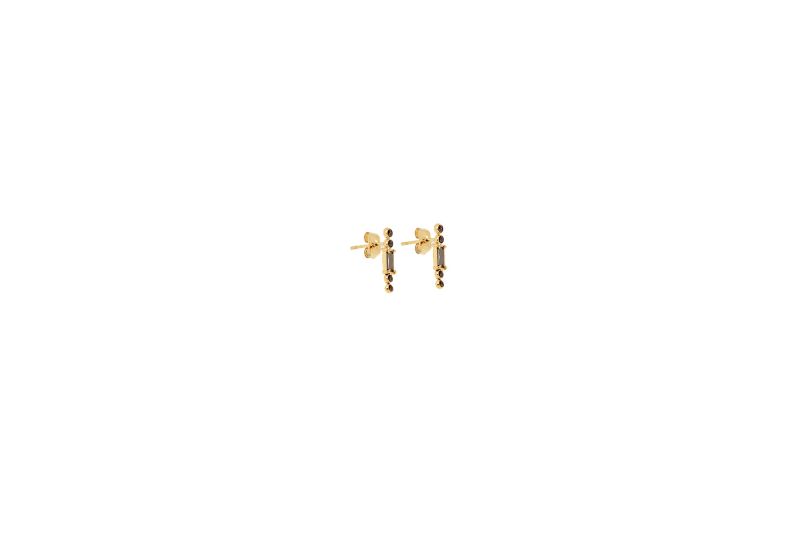 ZAG Bijoux boucle d'oreilles en acier doré