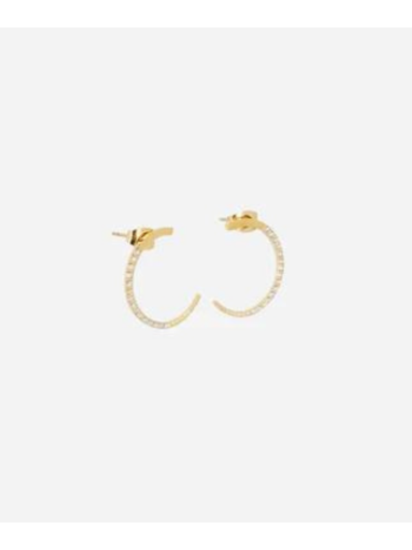 Zag Bijoux Boucles d'oreilles Acier Doré