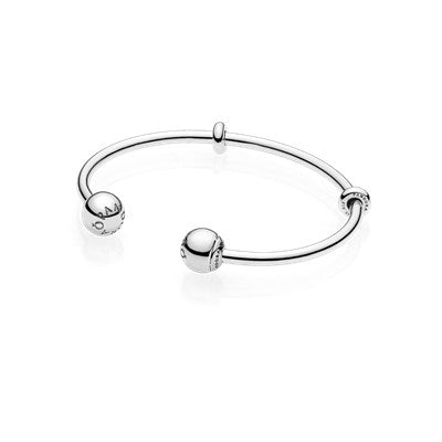 PANDORA Bracelet Jonc Ouvert Moments 596477