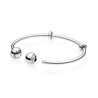 PANDORA Bracelet Jonc Ouvert Moments 596477