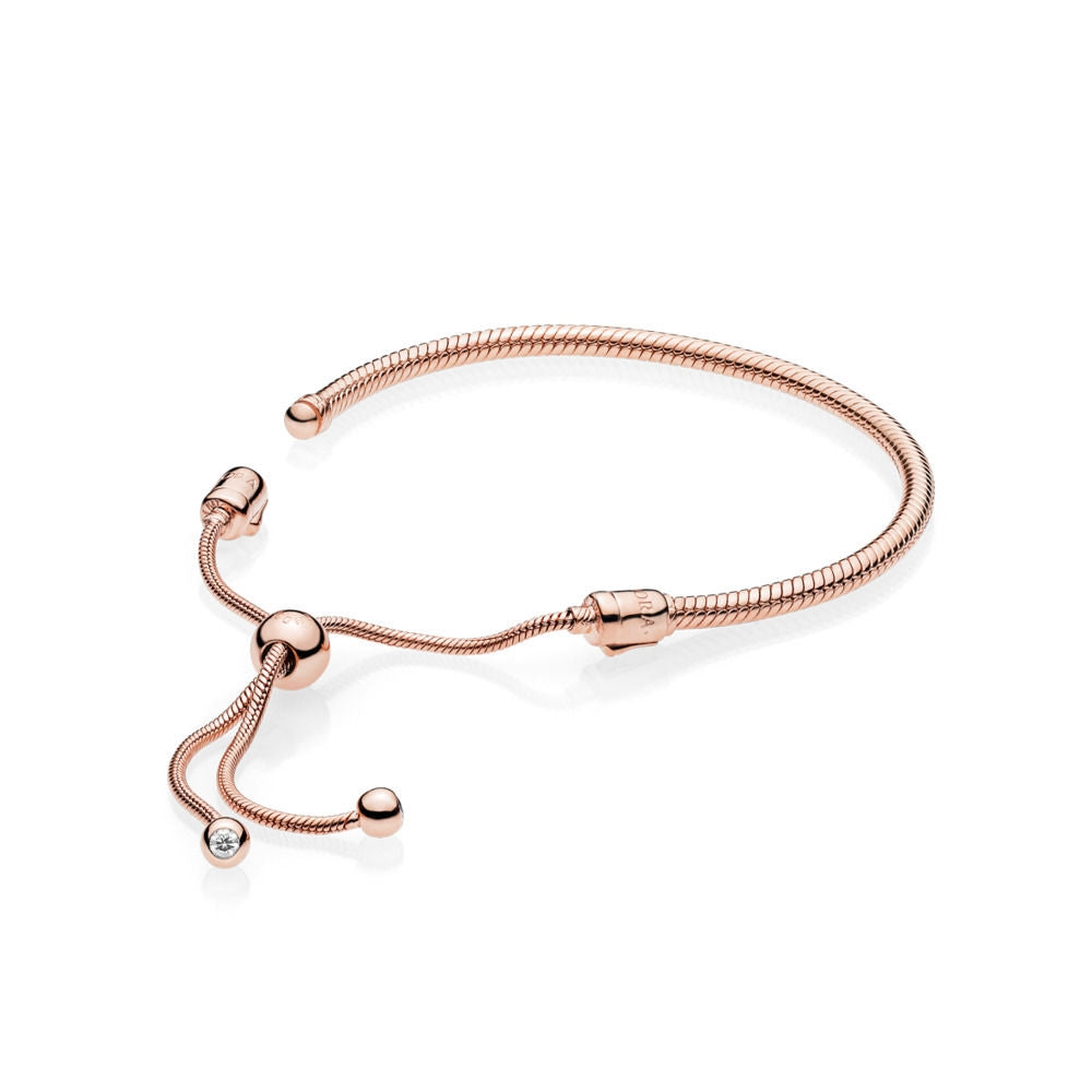 PANDORA Bracelet Coulissant Moments en Pandora Rose 587125CZ