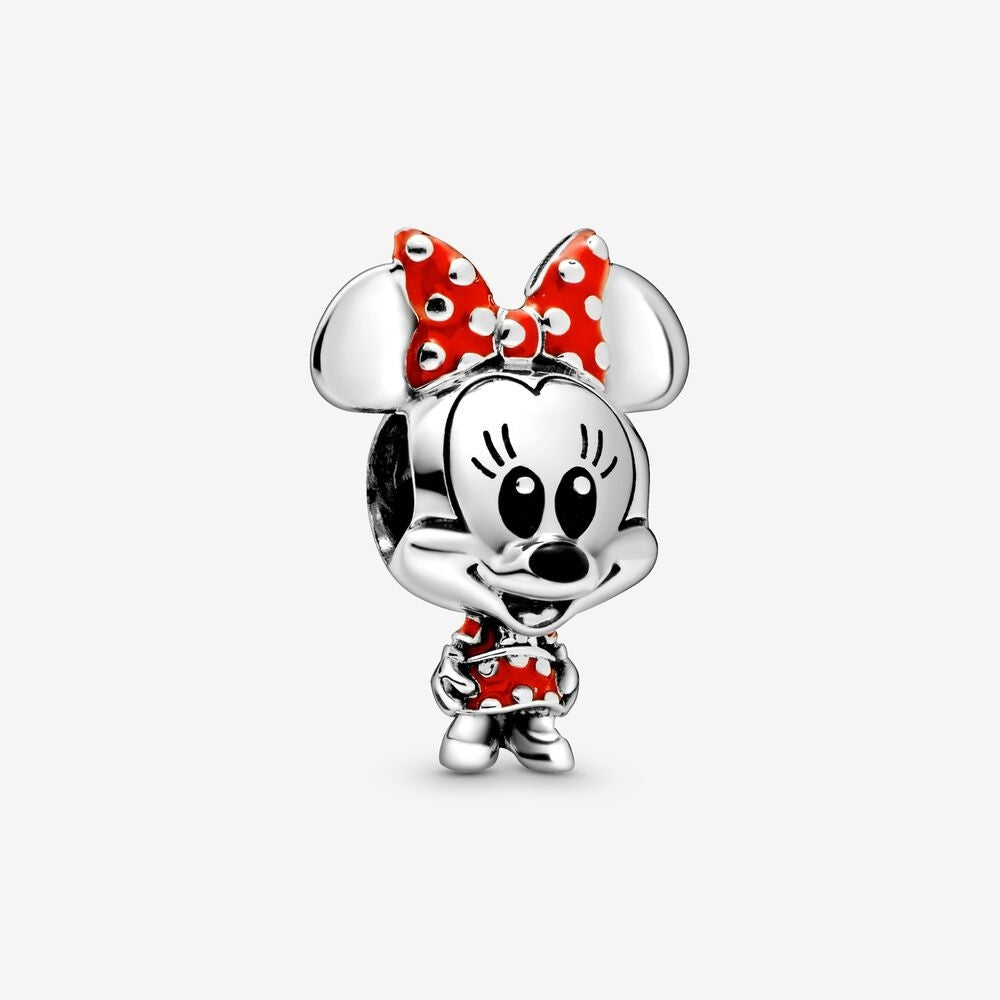 PANDORA X Disney, Charm Minnie Robe et Noeud à Pois 798880C02