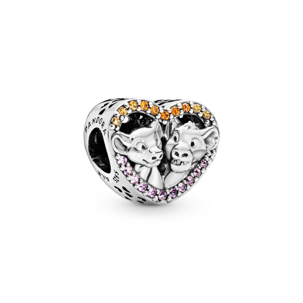 PANDORA X Disney, Charm Coeur Scintillant Simba et Nala 798044PRMX