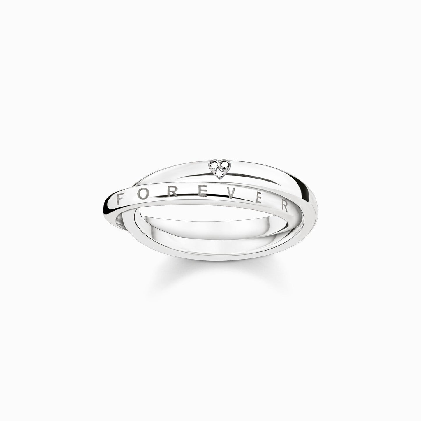Bague Thomas Sabo anneaux entrelacés D_TR0017-725-14