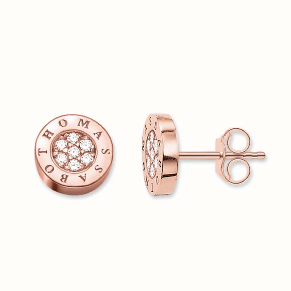 Boucle d'Oreille Pavées signées Thomas Sabo H1820-416-14