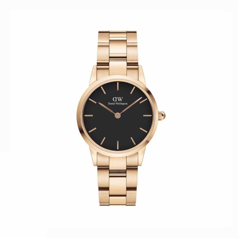 Montre Daniel Wellington Iconic Link Rosegold Black 28mm DW00100214