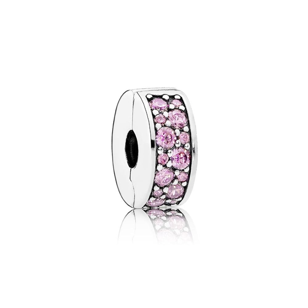 PANDORA Clip Elégance Brillante Rose 791817PCZ