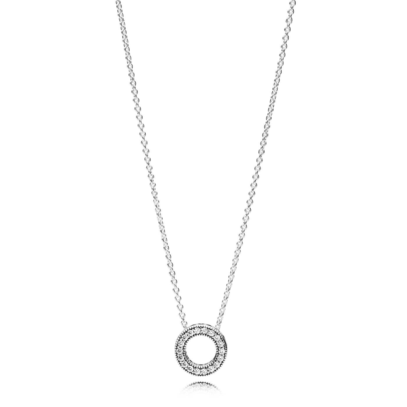 Collier Pandora Cercle Pavé Signature 397436CZ