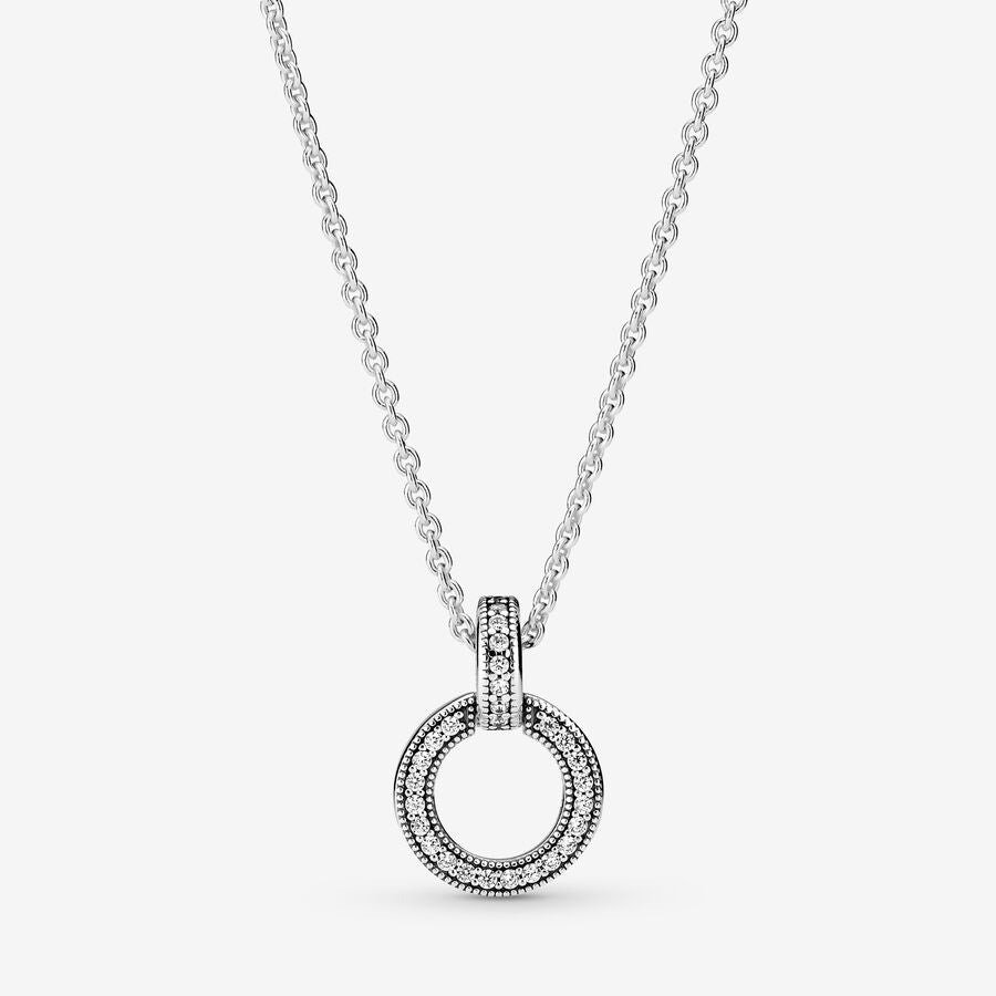 Collier et Pendentif Pandora Double Cercle 399487C01