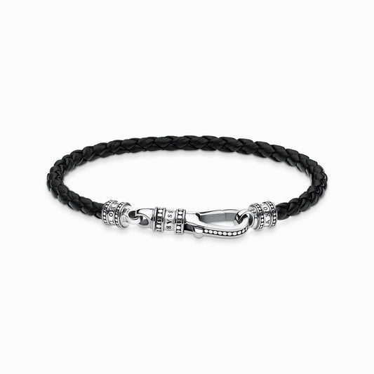 Bracelet Cuir Mousqueton Thomas Sabo Rebel